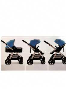 Carriola De Bebe Tipo Europeo 4 Posiciones - Rojo violeta - Ver 3