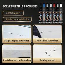 JB-XPCS High Quality Touch-Up Paint Pen Scratch Repair Kit For Cars Includes Multiple Colors Quick Dry Formula No Drip Design Perfect For DIY Car Touch Up And Scratch Removal - Multicolor - View 5
