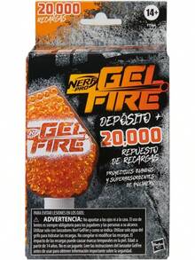 ¡RecomendadoNERF Repuesto Pro Gelfire - 20 000 recargas deshidratadas Gelfire - 1 depósito de 800 recargas - para los lanzadores Pro Gelfire - A Partir de 14 años¡Top de Temporada - 1 - Ver 4