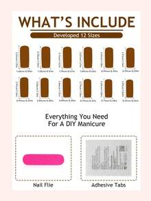 24片法式美甲贴纸，长方形，黑色闪粉，心形装饰，XXL/XXXL尺寸，水钻设计，Y2K时尚风格，光滑表面，全覆盖，适合女性和女孩，情人节，日常美甲用品 - 黑色 - 查看 6