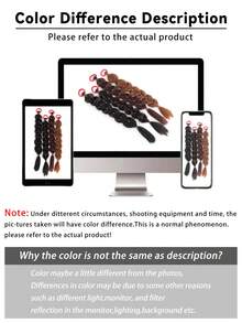 شعر مستعار مضفر اصطناعي للنساء، ذيل حصان منخفض، ذيل حصان واقعي منفرد، ضفيرة طويلة مضفرة، شعر مستعار ذيل حصان جانبي، أربطة شعر، حلقات مطاطية للشعر، أربطة شعر، حبل شعر، ربطات شعر مطاطية