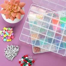 Eppingwin 42 Grids Bead Organizer, Craft Organizers And Storage, Acrylic Organizers, Plastic Bead Organizer Box For Crafts Organizing Storing,42grids(1P) - 42 lưới (1P) - Xem 7