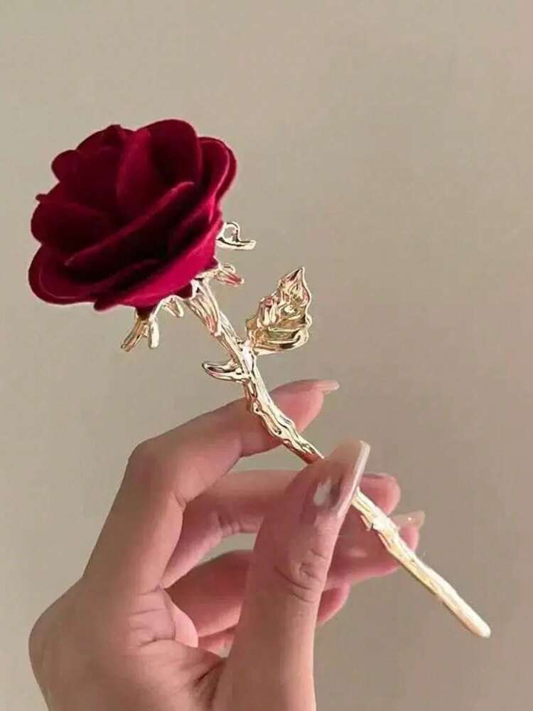 Presilha de Cabelo Estilo Espada, Clipe de Cabelo Estilo Espada de Metal com Pingente de Joia, Estilo Retrô, Palitos de Cabelo para Nó, Acessórios de Cabelo para Mulheres e Meninas com Cabelo Longo e Grosso, Prendedor de Coque, Grampo de Cabelo, Formador de Coque, Acessórios de Cabelo, Acessórios Escolares - Multicolorido - Visão 11