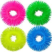 1/6/8Pack Squish Sensory Bracelets Toys, Fidget Bracelet Squish Toy, Stretchy Fidget Soft Bracelet Stress Relief Toys, Fidget Toys - Multicolor - View 6