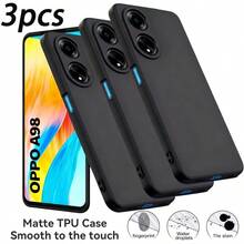 Three Black Phone Cases, Suitable For OPPO Reno13 5G / OPPO Reno8 Lite / OPPO Reno7 Lite And Other Devices. Also Compatible With Nothing Phone (3a), Nothing Phone (1), And Other Black Phones. These Are Phone Cases, Protective Covers, And Shells. - Yaojing - Black - View 86