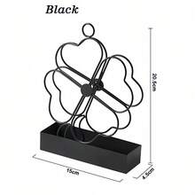 1个大型三角形金属蚊香架，创意香炉带烟灰缸，室内/户外露营蚊香架，全金属三角形悬挂式蚊香盘，烟灰收集收纳架，垂直蚊香支撑底座 - 彩色 - 查看 13