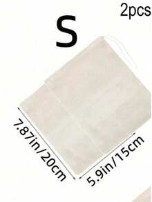 2 Stück/3 Stück/4 Stück verstärkte Mesh-Filterbeutel, Gaze-Beutel, geeignet für die Zubereitung von Heilkräutern, Fleischsuppe, Sojamilch-Filtration - Verschiedenfarbig - Übersicht 12