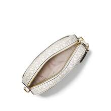 Jet Set Charm Small Letter Print Camera Crossbody Bag, Casual Shoulder Bag Suitable For Daily Gatherings - White 2 - View 5