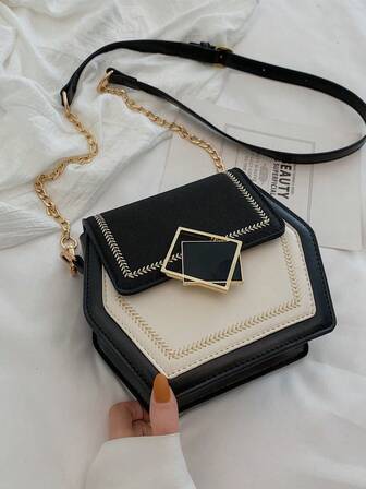 Fashionable Niche Design One Shoulder Bag, New Versatile Small Square Crossbody Bag