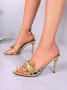 2026 Sandalias de tacón alto doradas, tacones altos, zapatos para fiestas y eventos, zuecos, sandalias de punta abierta, zapatos de lujo con brillo, entrega rápida, tacones de oficina