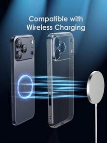 Transparent TPU Phone Case, Compatible With 17 Pro Max/17 Pro/17/16/16 Pro Max/16 Plus/13/14/12/11/15 Pro Max/15, With Camera Protection, Ultra-Thin, Shock-Proof, Anti-Yellow, Scratch-Resistant, Compatible With Wireless Charging, Soft Protective Cover - Clear - View 4