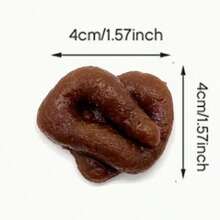 这款“惊喜礼盒”恶作剧玩具道具套装包含1个精美礼盒和1个仿真便便愚人节礼物。 - 彩色 - 查看 7