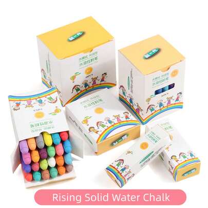 طباشير ملونة للأطفال للرسم على الأرصفة، طباشير قابلة للغسيل مناسبة للعب الفني في الخارج، طباشير للسبورة مع حامل الطباشير، مناسبة لموسم العودة إلى المدرسة