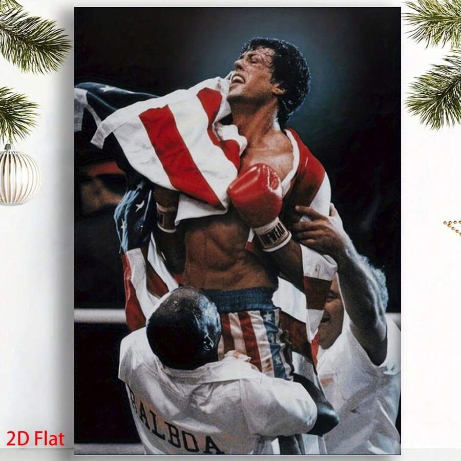 Framed Vintage Boxing Canvas Art, Rugged Style, Creative Wall Decor For Home, Bedroom, Kitchen, Living Room, Bathroom, Hotel, Cafe, Office,  Poster For Christmas Decrotions,Room Decor,Poster,Bathroom Deccor,Room Deocr,Wall Decor,Home Decor,Bedroom Deccor,Posters For Room,Christmas Gifts,Kitchen Deccor,Room Acesories,Living Room Deccor,Office Decor,Framed Wall Art,Gifts For Men And Women,Bathroom Accesssories,House Decor - Framed - 查看 1