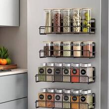 1pc Kitchen Magnetic Storage Rack Hooks, Multifunctional Organizer Rack For Fridge, Washing Machine, Home Use - Multicolor - View 9