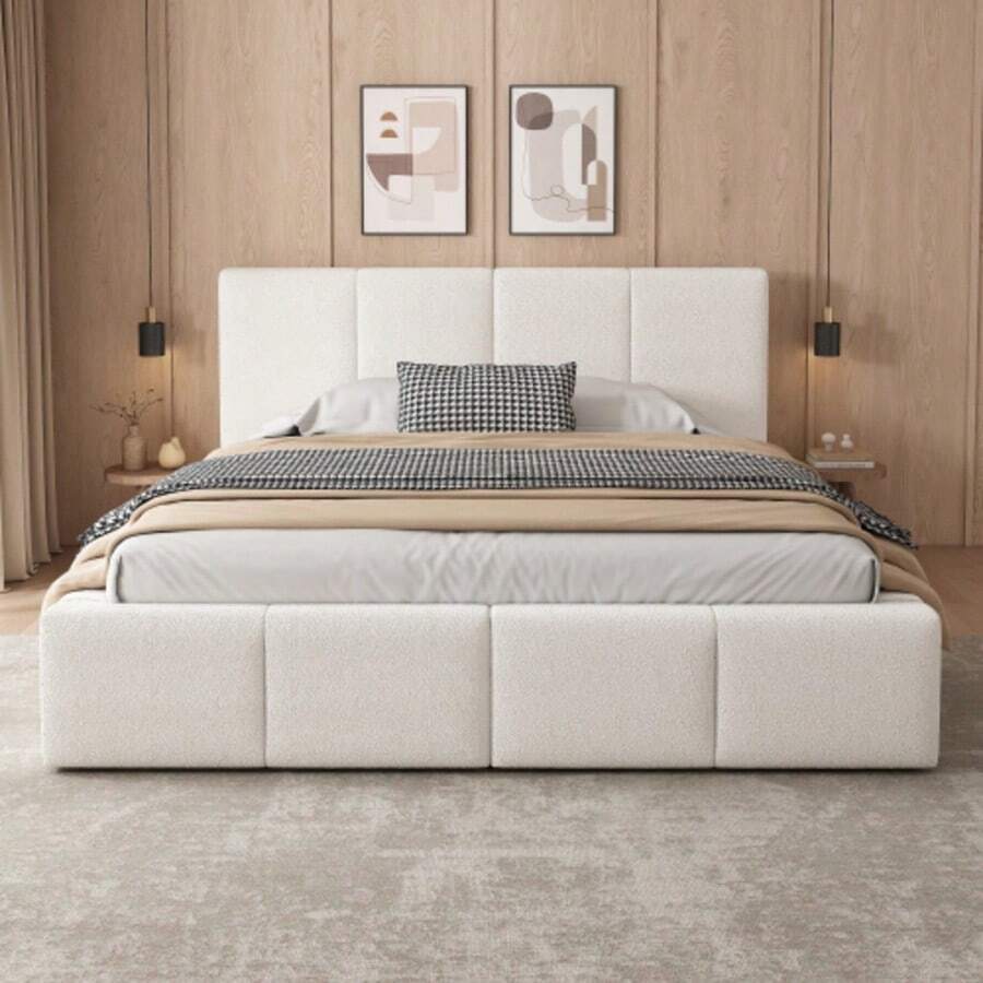 Bed Frames - Beige - View 1