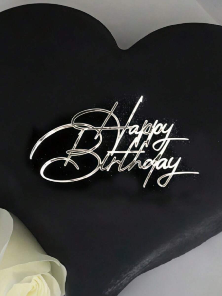 1/3/5/10件組 生日快樂蛋糕插牌 壓克力字母蛋糕裝飾品 生日派對蛋糕裝飾 烘焙用品 廚房用品 必備蛋糕裝飾 理想的節日禮物與派對裝飾