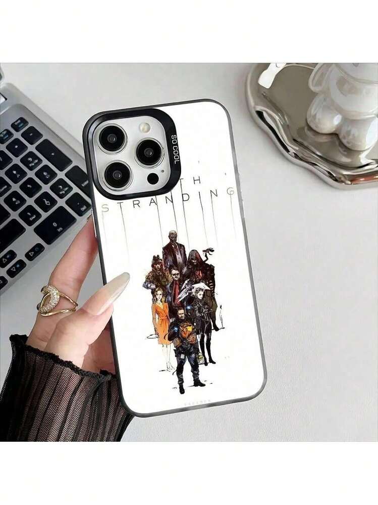 Funda de teléfono de película D-Death S-Stranding compatible con Apple 11 12 13 14 15 16Pro Max Plus, funda protectora con revestimiento, compatible con funda  17 Pro Max, funda  17 Pro, funda  17, funda  16, funda  16 Pro Max, funda  15 - Z6 - Añade 8