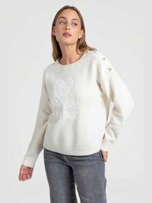 ARMONIAS Women Sweaters - Màu be - Xem 8