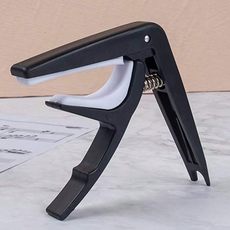 Capo, Modern Dual-Tone Capo, Suitable For Bass, Electric Guitar, Acoustic Guitar, Ukulele, Futuristic, Guitar, Capo, Guitar Capo, Guitar, Music, Clip, Guitar Chord Clamp, Home, Acoustic Electric Guitar, Gitarre, Gutar, Acustic Guitar, Chitarra, Guitar Capo - Capo - View 1