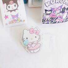 可爱三丽鸥亚克力PP夹备忘录夹，创意屁股形状办公用品夹，文件整理夹