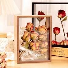 1pc Hollow Decorative Photo Frame, Can Be Placed Horizontally Or Vertically, Suitable For DIY Crafts, Dried Flowers, Photos, And Gifts For Birthdays, Weddings, Anniversaries, Graduations, Valentine's Day, Mother's Day, Etc. - Frame Only | Classic Frame