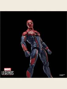 Hasbro 漫威传奇系列 - 游戏宇宙 彼得·帕克速度战衣 | 官方授权，酷炫玩具套装，圣诞节/生日礼物，ABS塑料材质，漫威粉丝，蜘蛛侠 - 彩色 - 查看 2