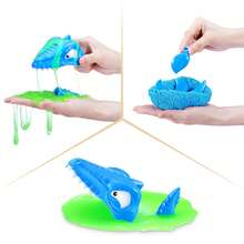 ZURU Smashers 恐龙岛迷你霸王龙战斗玩具套装 男孩恐龙战斗玩具 发射火焰 收藏惊喜 开箱骷髅头（随机）