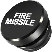 Plug For Car Cigarette Lighter, Aluminum Button Decorations Plug Cover, Car Interior Accessories Fit Most Automotive Vehicles Boats With Standard 12 Volt Power Source (Red/Eject) - 黑色/火焰 - 查看 7