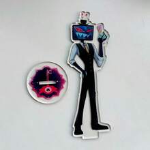 Édition spéciale de l'hôtel de l'enfer Anime : Panneau de caractère debout en acrylique de 15 cm, nouveau modèle, convient comme cadeau d'anniversaire ou de Noël - Multicolore - Voir 4