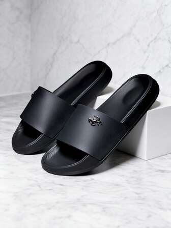 2026 Vår/Sommar Nya Herrtofflor med Mjuk Bottom, Storlek 47, Liten Storlek Tofflor Storlek 36, Halkfria Slitstarka Lätta Mjuka Tofflor, Inomhusflip-Flops Storlek 48, Utomhus Strandtofflor