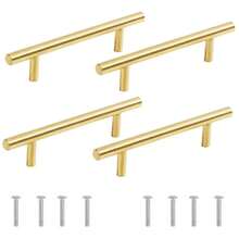 2/4/8pcs Of Elegant Aluminum Alloy Tray Handles - Sleek Metallic Finish, Perfect For Kitchenware, Drawer & Door Organization, Includes Screw Group For Secure Installation, Kitchen Drawer Handles| Sleek Metallic Finish| Aluminum, Tray Holder - Multicolor - View 13