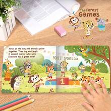 10本书 我的第一套“我会读”英语拼读图画故事书，适合幼儿、学龄前儿童和早期阅读者 - 学习阅读套装，包含短元音和长元音，帮助词汇积累，睡前故事阅读游戏，教育书籍，学生用品，文具，学校用品，教学用品，学习游戏，儿童圣诞礼物，派对游戏，儿童专注力游戏，儿童教育游戏，儿童玩具 - 彩色 - 查看 12