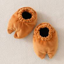 Disfraz de animal para bebé pequeño, mono de nieve con capucha y cremallera de manga larga de vaca de las Tierras Altas de peluche - Caqui - Ver 8