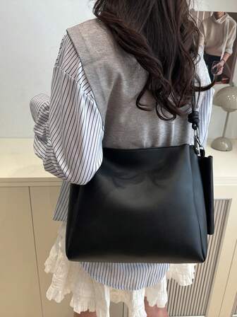 Light Luxury New PU Fashion Design High-End Tote Bag