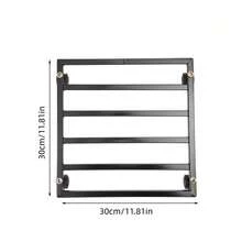 1个重型金属植物推车，带可锁定轮子 - 10英寸和12英寸方形搁板，适合室内/室外使用，户外花园储物架，推车