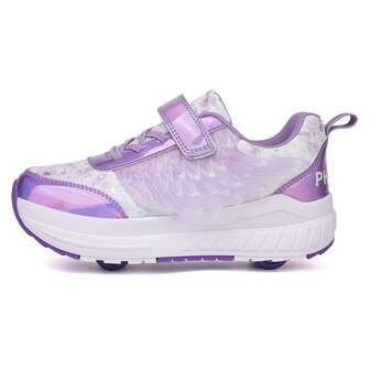 Unisex Rollschuhe für Jungen, Mädchen, Jugendliche - minimalistisches Design, bequemes Schlüpfen, 4-Rad abnehmbar, lässige Sportschuhe