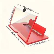 High Definition Magnifier Phone Screen Stand - Phone Holder, Easily Turn Your Phone Into A Tablet, Hands-Free, Eye-Care Design, Foldable & Portable, Hands-Free Viewing, Compact Design, Adjustable Stand, High-Quality Holder, Tablet Adapter, Smartphone Users, Video Viewers