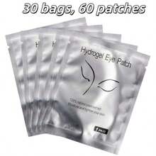 30pcs Eyelash Extension Gel Pads, Eyelash Extension Tools, Makeup (100/50/20/10pcs)
