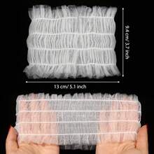 48 Pieces Disposable Spa Headbands Soft Non-Woven Facial Hair Band Elastic Facial Head Wraps Cloth Stretch Skin Care Makeup Sauna Washing Face Supplies For Women - Multicolor - View 8