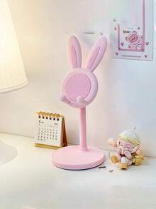 1个可调节卡通兔子桌面手机支架，可伸缩平板电脑支架，开学季必备 - 彩色 - 查看 8