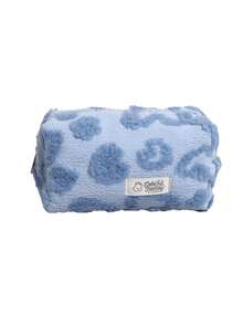 1pc Pillow-Shaped Pencil Case, Heart Pattern Stationery Storage Bag, Office Desktop Finishing Necessities, School Supplies, Valentine's Day Gift - Multicolor - View 21