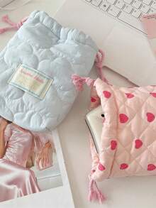 Urocza kosmetyczka ze ściągaczem, woreczek do przechowywania aparatu/filmów CCD, organizer na kosmetyki podróżne, torebka - Wielokolorowe - Zobacz 10