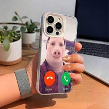 1 John Pork TPU White Black Phone Case Suitable For IPhone 11/12/13/14/15/16/17 Pro Max/Plus - màu đen - Xem 4