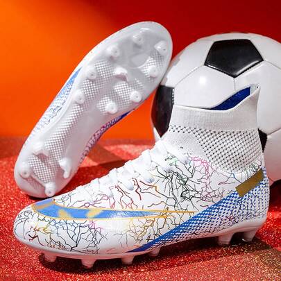 Men's Football Spikes, Lightweight Professional Sports Football Spikes, Women's Sports Shoes, Suitable For Training Football