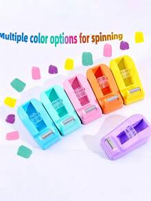 Fashionable Creative Desktop Tape Dispenser - Cute & Stylish Office Tape Cutter With Non-Slip Base - Ideal For Office Or Home Use, Available In Multiple Colors, Perfect For Back To School Season - Multicolor - View 7