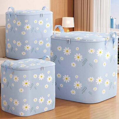 Caixa Organizadora Flexível Closet Roupa Cobertor Casacos Armário