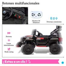 Carro Montable Eléctrico Nino Control Remoto Tek-799 - Negro - Ver 3