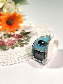 1pc Portable Finger Tally Counter Manual Ring Rhinestone Mini Tally Counter, Festival Gift (Battery Not Included), Finger Tally Counter, Electronic Push Button Counter, Student Business Tally Counter, Suitable For Knitting Counting, Multiple Colors Available - Multicolor - View 8