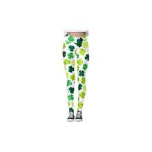 Leggings de moda para mujer, con estampado del da de San Patricio, 2025, casuales, elsticos, de cintura alta, pantalones de yoga para das festivos, Verde - A, XX - Large - inicial - Ver 2